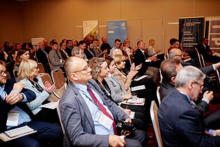 Participants during the debate